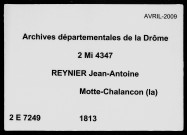 1er janvier-30 juin 1813