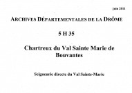 Tiroir 24. Seigneurie directe du Val-Sainte-Marie.