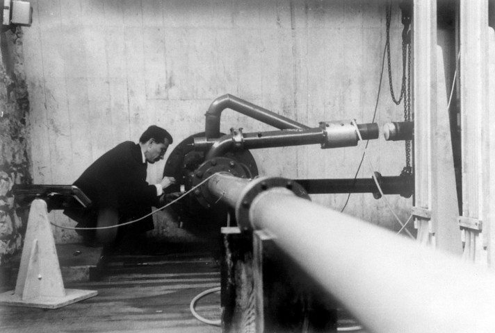 Saint-Uze.- La station d'essai projet pour l'énergie nucléaire, Jacques Etienne.