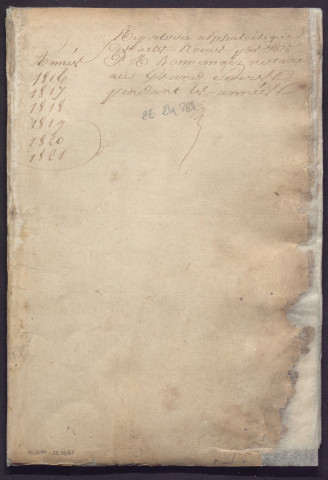 Répertoire général (1816-1850).