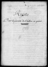 Déclarations de naissances, de mariages et décès (1788).