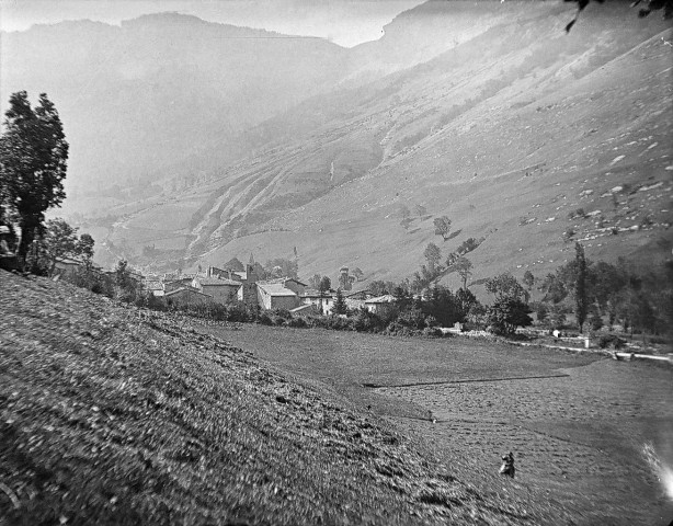 Bouvante.- Vue générale du village.