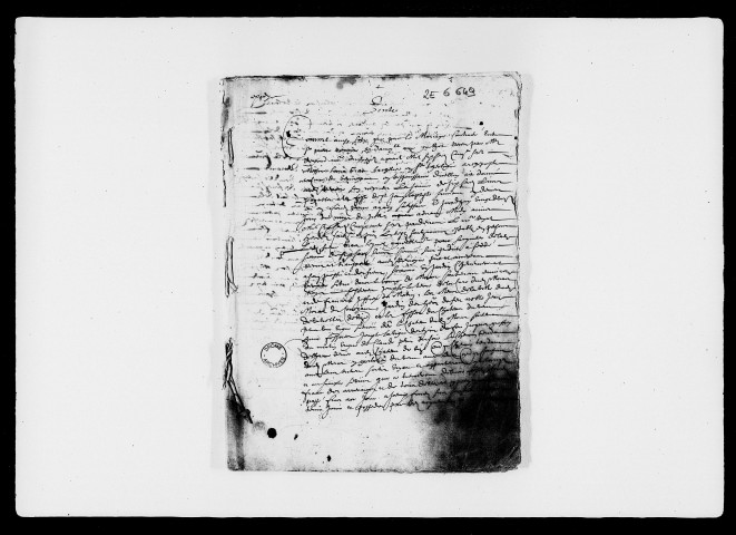 22 juillet 1657-19 septembre 1672