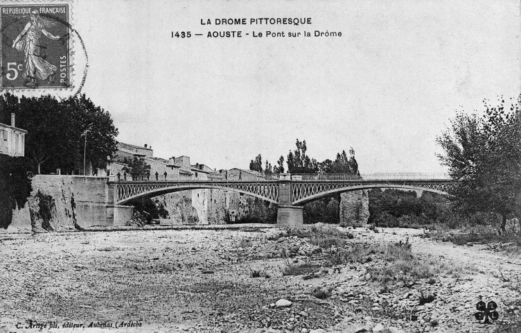 Aouste-sur-Sye. - Le pont sur la Drôme.