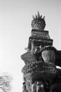 Hauterives.- Détail du palais idéal du Facteur Cheval.