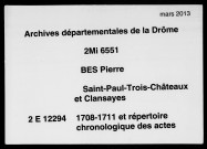 12 février 1708-8 juin 1711