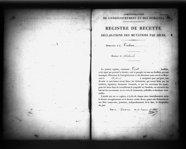  12 mai 1847 - 28 février 1849