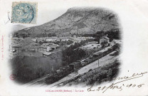 Vue de la ville et de la gare.