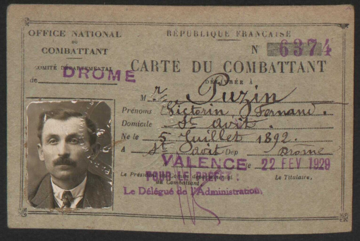 Puzin, Victorin Fernand