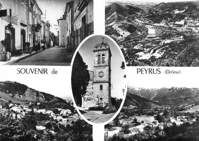 Cinq vues du village.