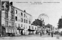 Valence.- L'actuelle place du général Leclerc et l'avenue Félix Faure.