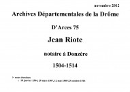 Notes étendues (1504-1514).