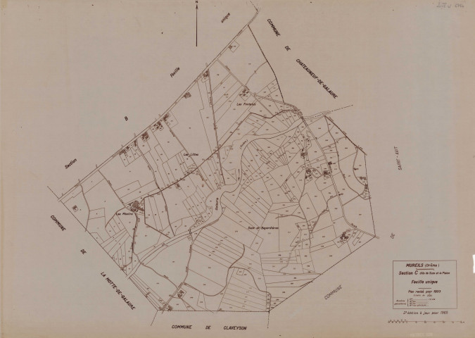 C, La Suze et Plaine. 1963.