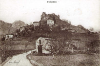 Les vestiges du château.