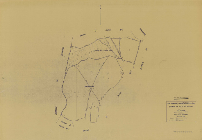 D2, Le Bois des Mattes. 1933.