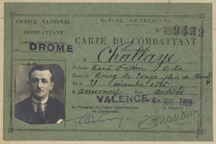 Challaye, René Frédéric Victor