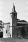 Vaunaveys-la-Rochette. - Le chevet et le clocher de l'église Sainte-Marie-Madeleine.