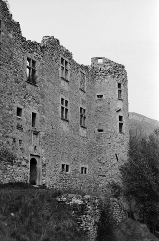 La Charce.- Façade sud du château.