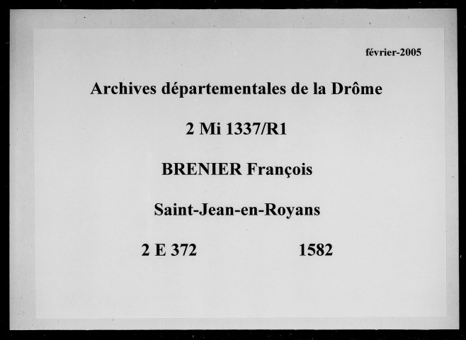 Notes étendues (1582).