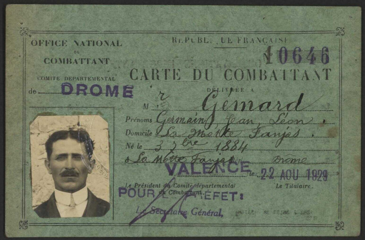 Gémard, Germain Jean Léon