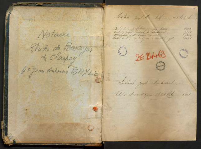 Répertoire général (1842-1861).