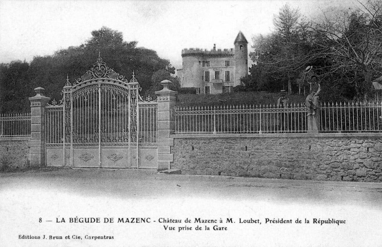 Le château d'Émile Loubet, Président de la République.