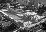 Romans-sur-Isère.- Vue aérienne de la piscine.