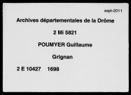 14 février-30 novembre 1698