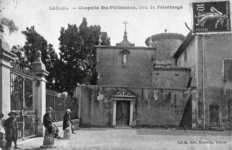 Loriol-sur-Drôme.- La chapelle Sainte-Philomène construite en 1836.