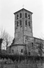 Jaillans.- Le clocher et le chevet de l'église.