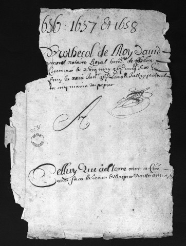 18 mai 1656-29 janvier 1658