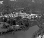 Vue aérienne du village.