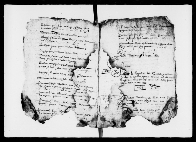 Répertoire général (1632-1787).