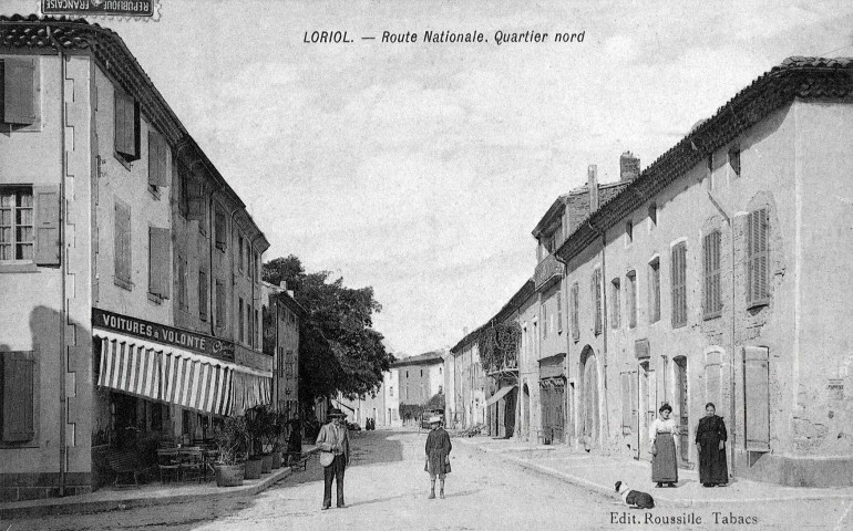 Loriol-sur-Drôme.- L'actuelle avenue de la République.