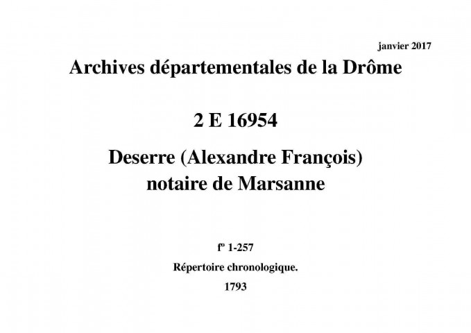 3 janvier 1793-5e jour complémentaire an III