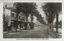 Portes-lès-Valence.- L'hôtel restaurant sur la Nationale, l'actuelle rue Jean Jaurès.