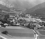 Vue aérienne du village.