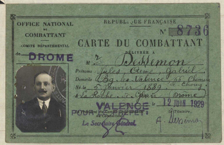 Dessemon, Jules Aimé Gabriel