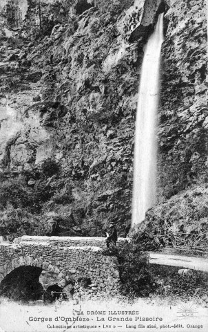 Les gorges d'Omblèze, la Grande Pissoire.