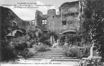 La façade sud avant restauration.