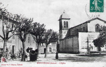 Place de l'église Saint-Blaise.