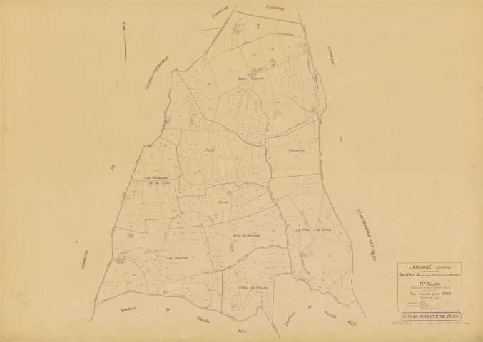 A1, Les Chorels et Mionets. 1938.