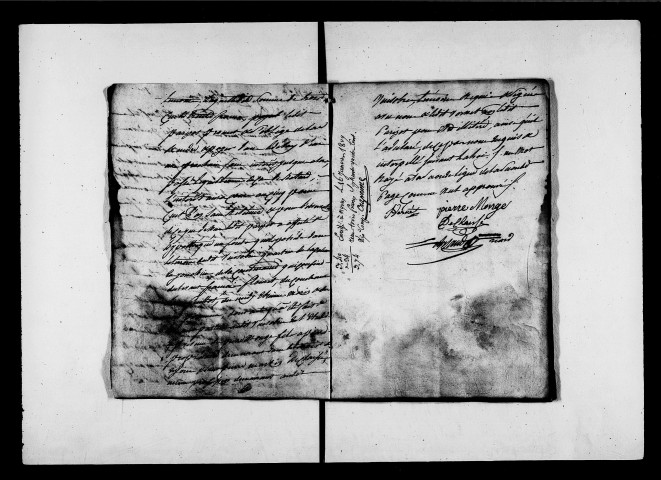 1er janvier-29 octobre 1809