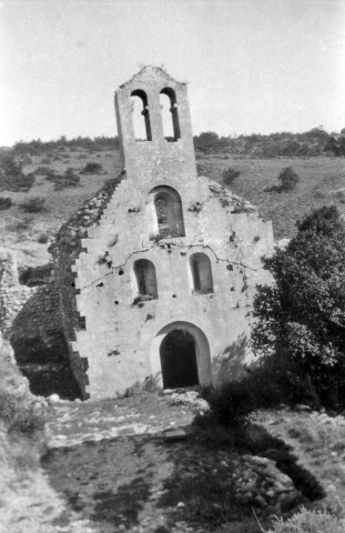 Aleyrac. - Vestiges de la chapelle Notre-Dame.