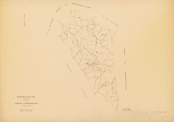 Tableau d'assemblage. 1972.