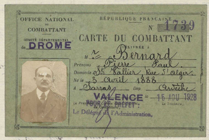 Bernard, Pierre Paul Louis