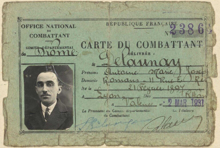 Delaunay, Antoine Marie Joseph