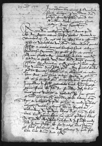 Notes brèves (18 octobre-31 décembre 1515).
