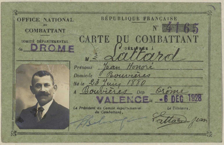 Lattard, Jean Honoré