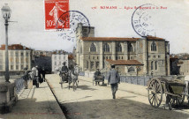 Le Pont-Vieux et la collégiale Saint-Barnard.
